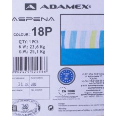 Универсальная коляска 2 в 1 Adamex Aspena 18Р (голубая с белым)