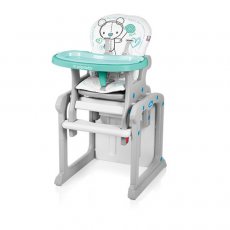 Стульчик-трансформер Baby Design Candy-05 Turquoise (бирюзовый с серым)
