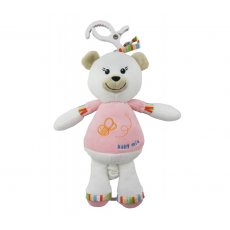 Игрушка-подвеска Baby Mix "Медведь" TE-8295L-25P-Y (розовый)