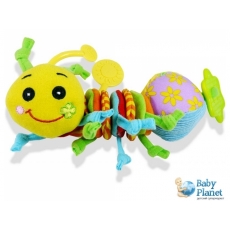 Вибрирующая подвеска Biba Toys "Счастливая гусеничка" (027GD)