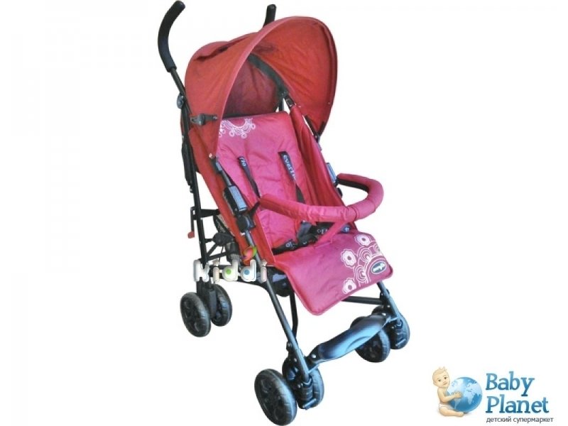 Прогулочная коляска-трость Everflo SK-168 (красная)