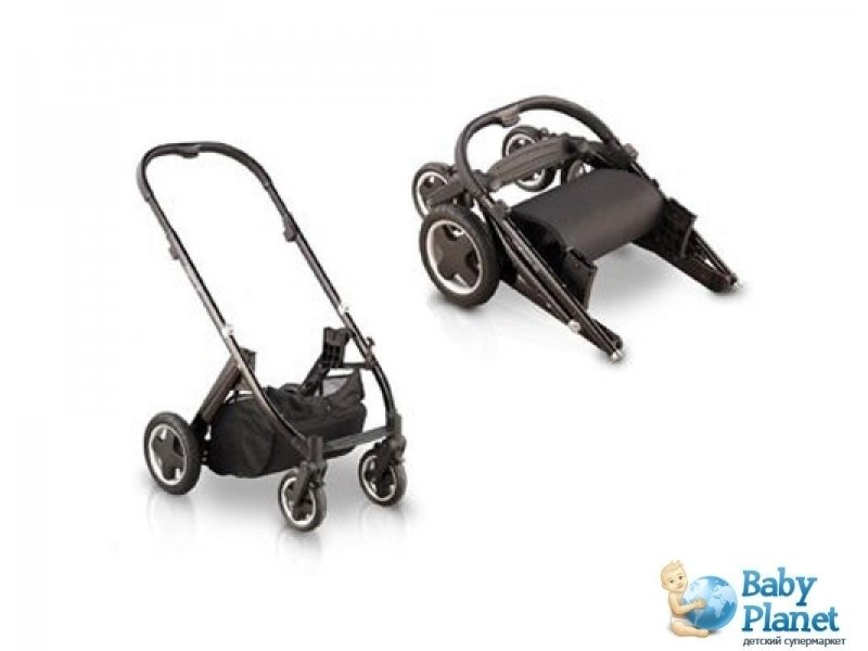 Шасси для коляски Navington Cadet’12 Blue Bluberry (черное)