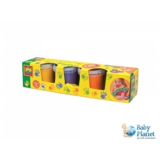 Пальчиковые краски Ses "Маленький художник" (0304S), 4 цвета