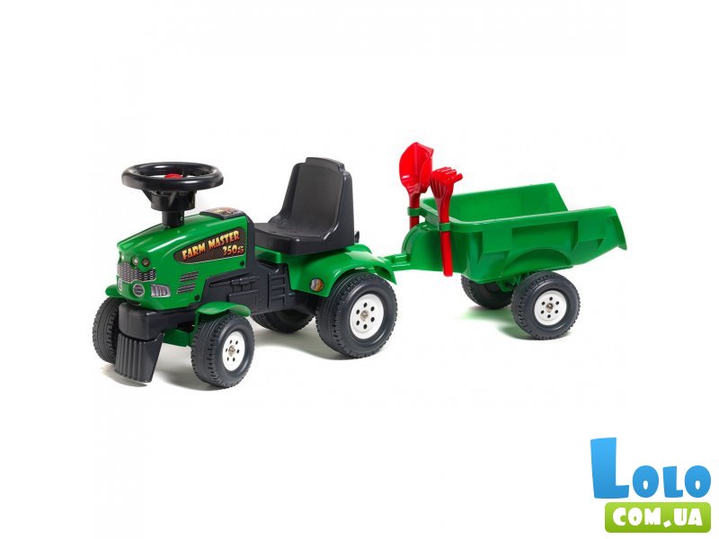 Трактор-каталка Falk Baby Farm Master 1081C (зеленый с черным)