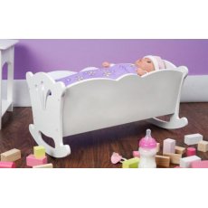 Кроватка для куклы KidKraft Doll Cradle 60101 (белая)