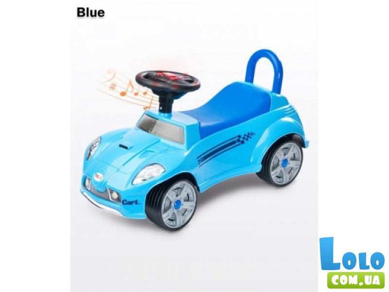 Машинка каталка, толокар Caretero Cart Blue (голубая)