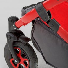 Универсальная коляска 2 в 1 Tutek Tambero AT6 (красная с черным)