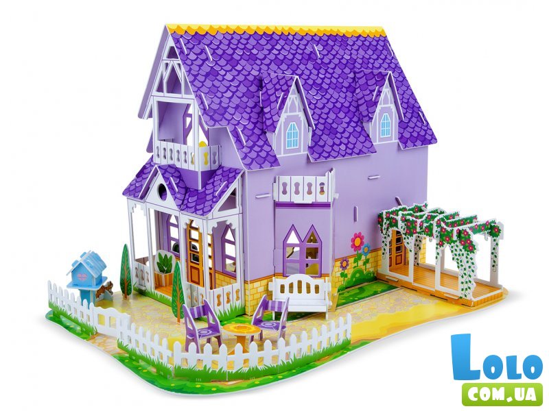 3D пазл Melissa&Doug "Фиолетовый домик" (MD9461), 100 эл.
