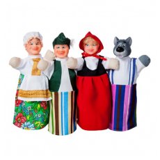 Домашний кукольный театр ЧудиСам "Курочка ряба" (B067), 4 персонажа