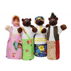 Домашний кукольный театр ЧудиСам "Три медведя" (В163), 4 персонажа
