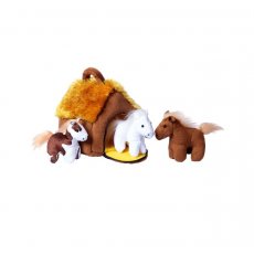 Мягкая игрушка ЧудиСам "Домик с лошадками" (B168)