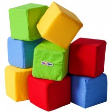 Набор кубиков ЧудиСам "Цветные" (А038), 8 шт.