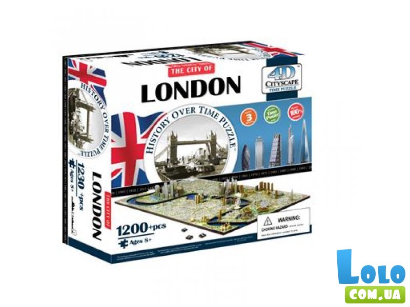 Пазл 4D Cityscape "Лондон, Великобритания" (40012), 1200 эл.