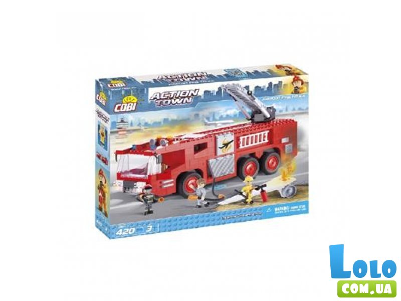 Конструктор Пожарная машина в аэропорту, серии Action Town, Cobi (COBI-1467), 420 дет.