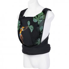 Рюкзак-кенгуру Cybex Yemaya Fashion Edition Birds of Paradise Multicolor (черный), с рисунком