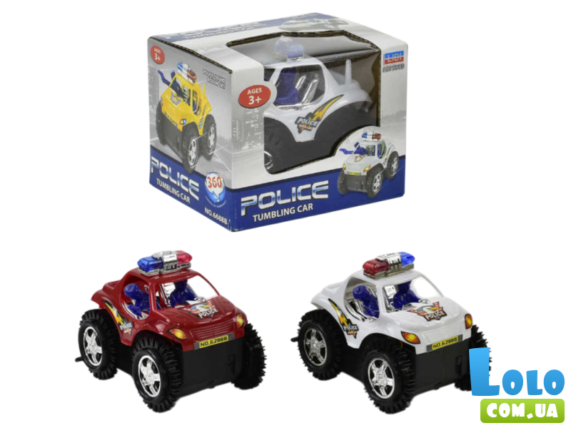 Машинка-перевертыш "Полицейская" 6288B/6688B (в ассортименте)