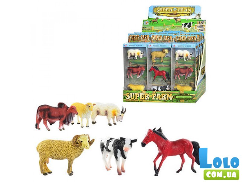 Игровой набор Super Farm "Домашние животные" Q 9899-197 (в ассортименте)