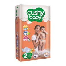 Подгузники Cushi Baby 2 (Mini) 3-6 кг, 80 шт