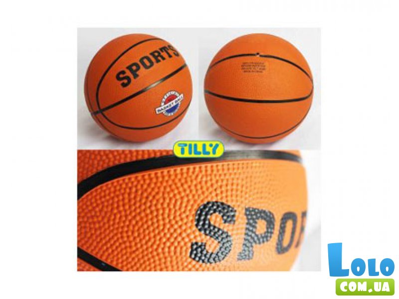 Мяч баскетбольный резиновый "Спорт" (50)