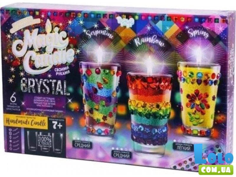 Набор для творчества Свечи своими руками Magic Candle Crystal, Danko Toys