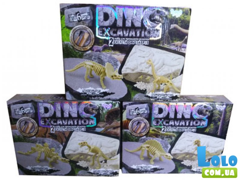 Набор для проведения раскопок Динозавры Dino Excavation, Danko Toys (в ассортименте)