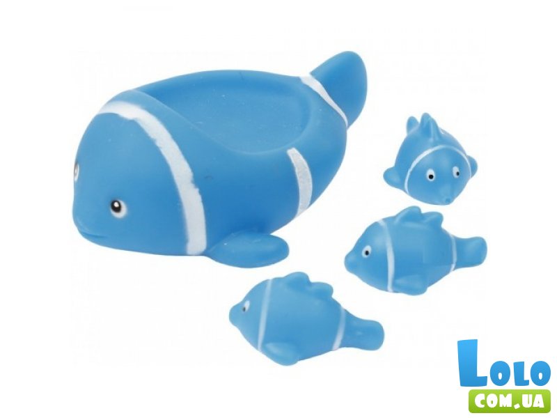 Игрушка для купания Lindo "Рыбка" Р 252 (в ассортименте)