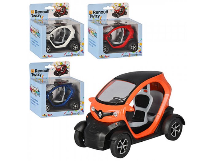 Машинка Kinsfun Renault Twizy KT 5111 W (в ассортименте), в масштабе 1:18 Kinsmart - купити в Україні