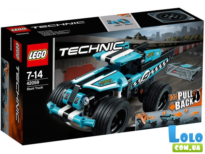 Конструктор Lego "Трюковой грузовик", серия "Technic" (42059), 142 эл.