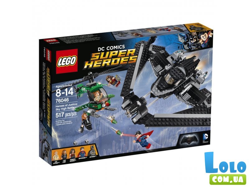 Конструктор Lego "Поединок в небе", серия "Super Heroes" (76046), 517 эл.