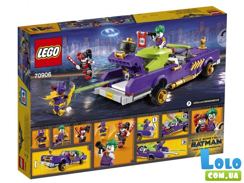 Конструктор Lego "Лоурайдер Джокера", серия "Batman Movie" (70906), 433 эл.