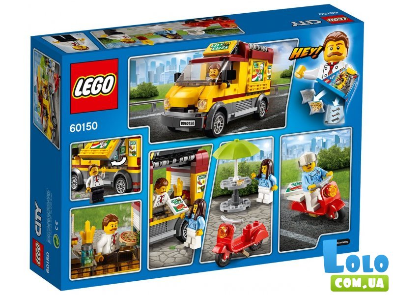 Конструктор Lego "Фургон-пиццерия", серия "City" (60150), 249 эл.