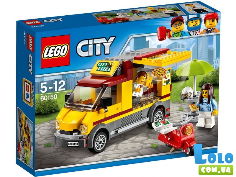 Конструктор Lego "Фургон-пиццерия", серия "City" (60150), 249 эл.