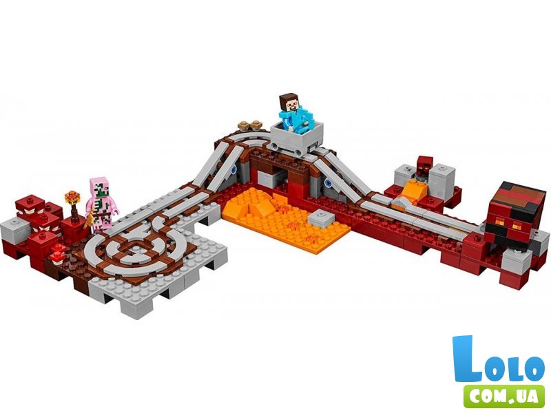 Конструктор Lego "Подземная железная дорога", серия "Minecraft" (21130), 387 эл.