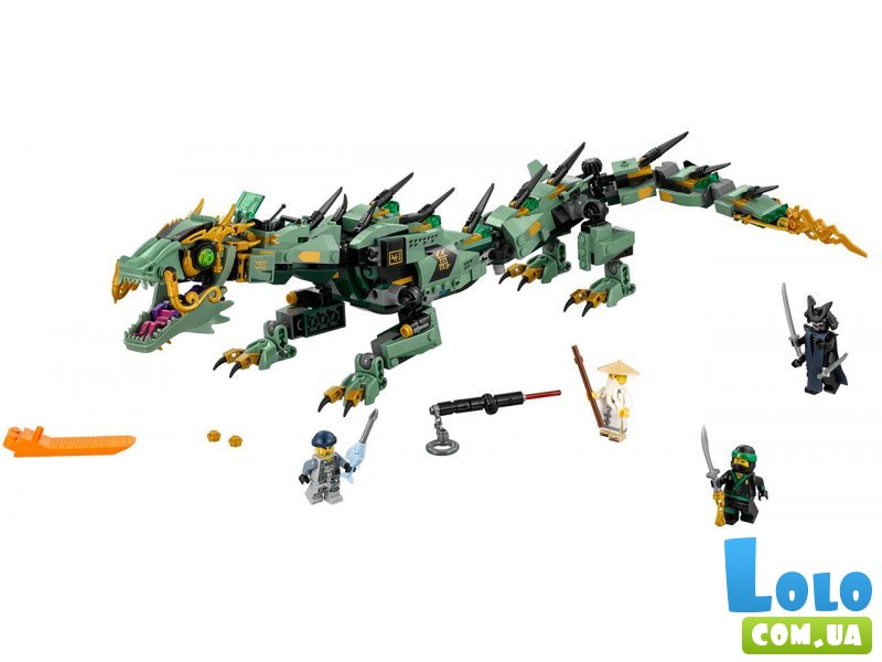 Конструктор Lego "Зелёный механический дракон ниндзя", серия "Ninjago Movie" (70612), 544 эл.