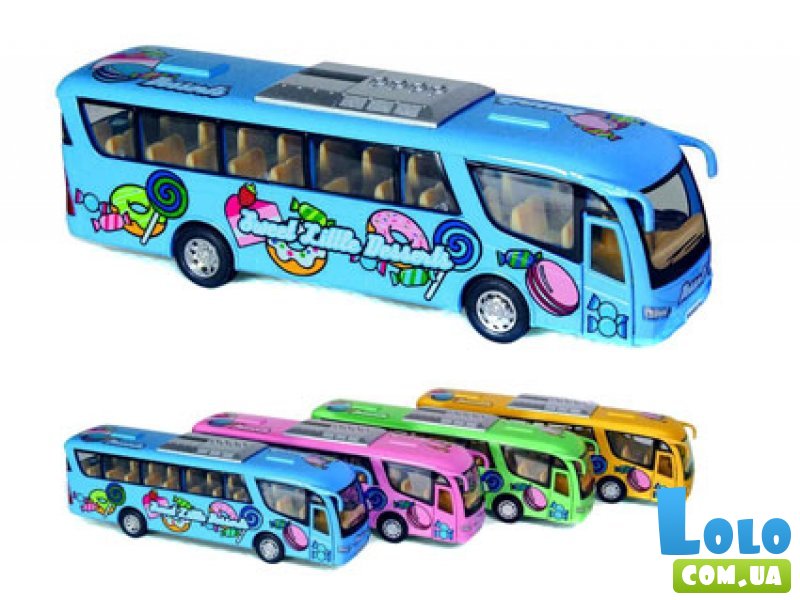 Автобус инерционный Kinsfun (в ассортименте)