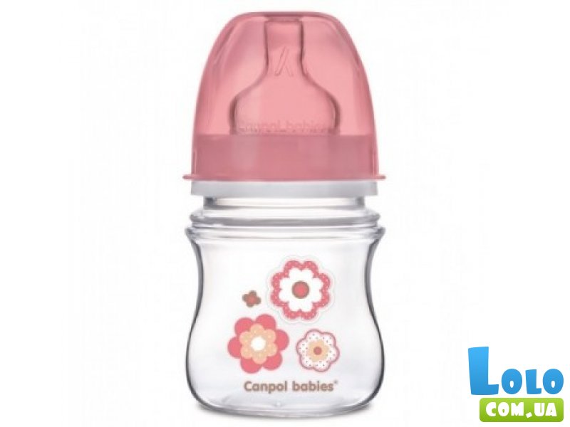 Бутылочка с широким отверстием антиколиковая Canpol Babies Easy Start Newborn Baby 35/216 (в ассортименте), 120 мл