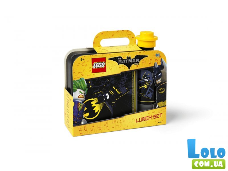 Ланч-бокс Lego "Бэтмен", серия "Batman Movie" (40591735), с питьевой бутылкой