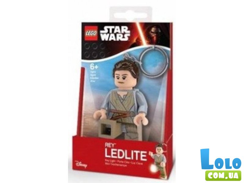 Брелок-фонарик Lego "Рей", серия "Star Wars" (LGL-KE102)