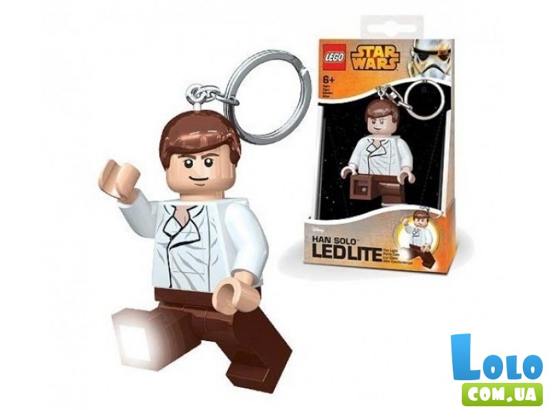 Брелок-фонарик Lego "Хан Соло", серия "Star Wars" (LGL-KE82)
