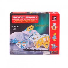 Конструктор магнитный Magical Magnet, 40 дет.