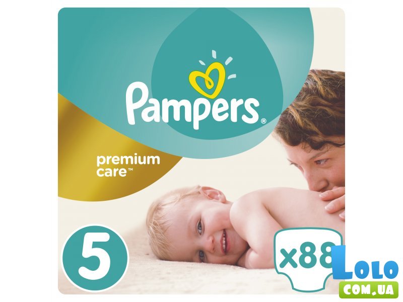 Подгузники Pampers Premium Care Размер 5 (Junior) 11-18 кг, 88 шт (4015400541813)