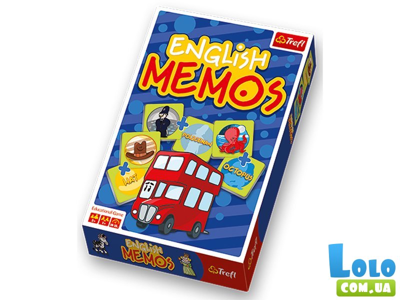 Настольная игра Trefl "Memos" (01113), англ.
