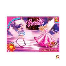 Пазлы Barbie, G-Toys, 80 эл.