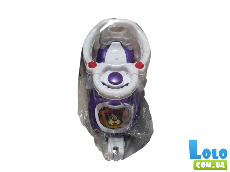 Автомобиль для прогулок - толокар Лапка с родительской ручкой, Orion (сиреневый)