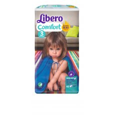 Подгузники Libero Comfort Размер 3 (4-9кг), 62 шт (6517-31)