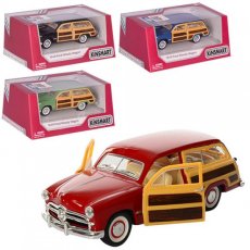 Машинка Kinsmart Ford Woody Wagon 1949 KT5402W (в ассортименте), в масштабе 1:40