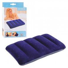 Подушка надувная, Intex (синяя)