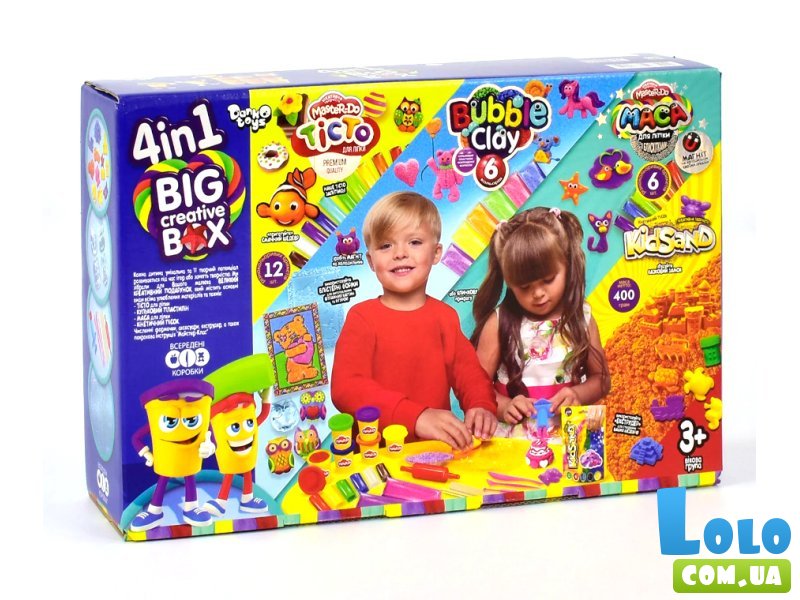 Набор для творчества 4 в 1 Big creative box, Danko Toys, 24 цвета