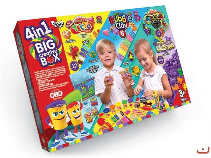 Набор для творчества 4 в 1 Big creative box, Danko Toys