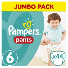 Подгузники-трусики Pampers Pants Размер 6 (Extra Large) 15+ кг, 44 шт (4015400674023)